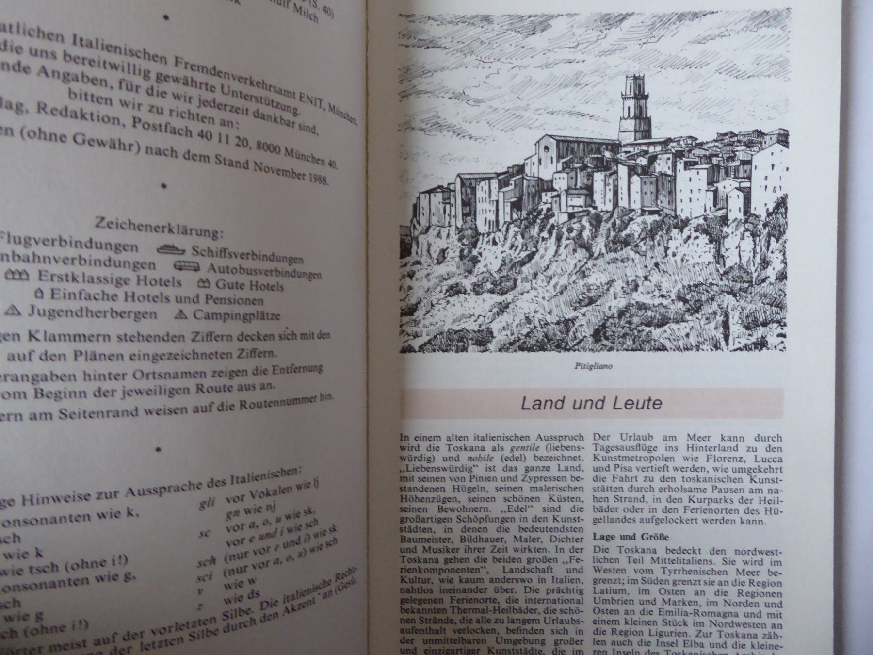 Libri: Nostalgie Reiseführer Toskana, 1989 – Usato da Turbenthal venduto da Panau 1