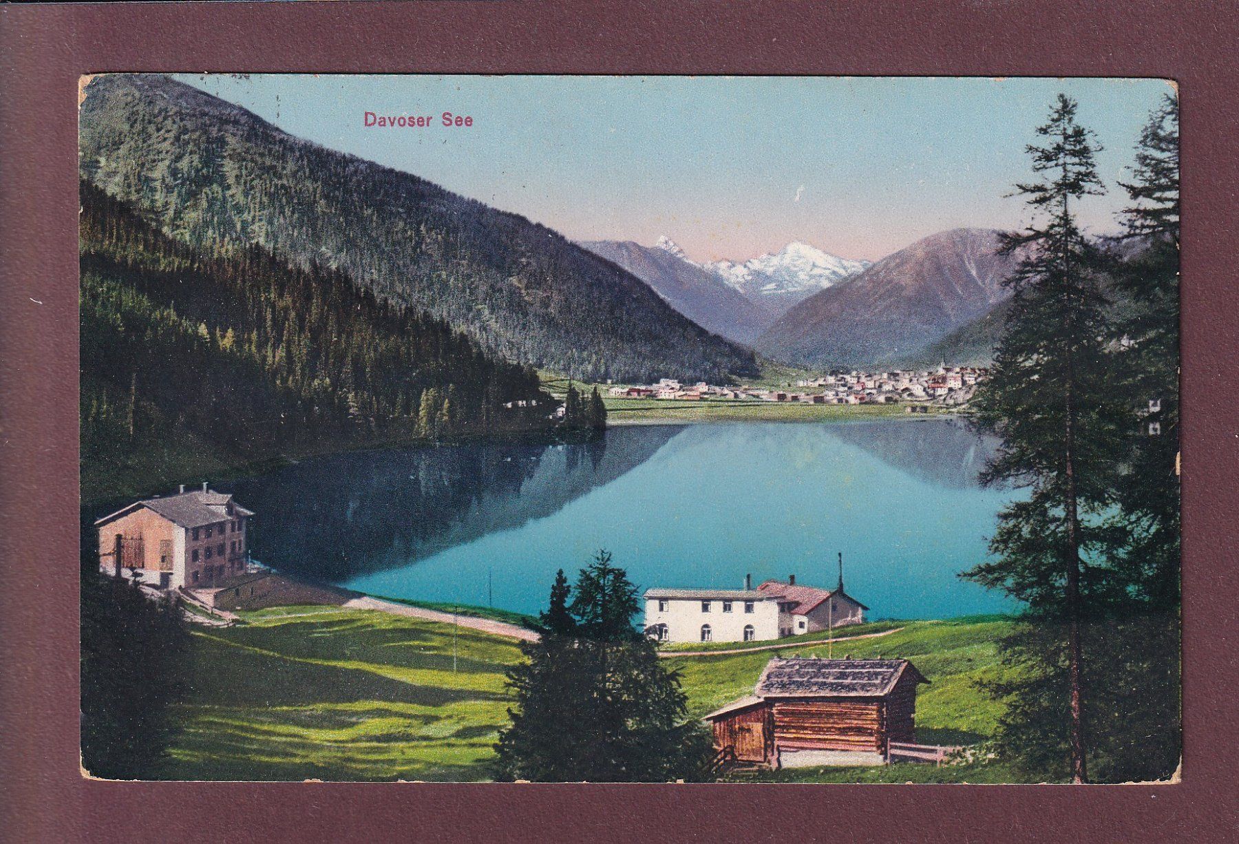 Cartes postales: DAVOS - Davosersee - 1922 – D'occasion à Pully par nicecards