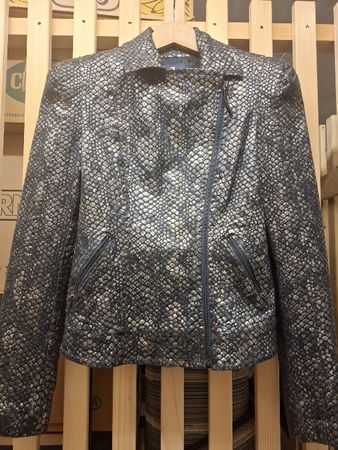 7 for all Mankind Damen Jacke, Schlangenmuster
