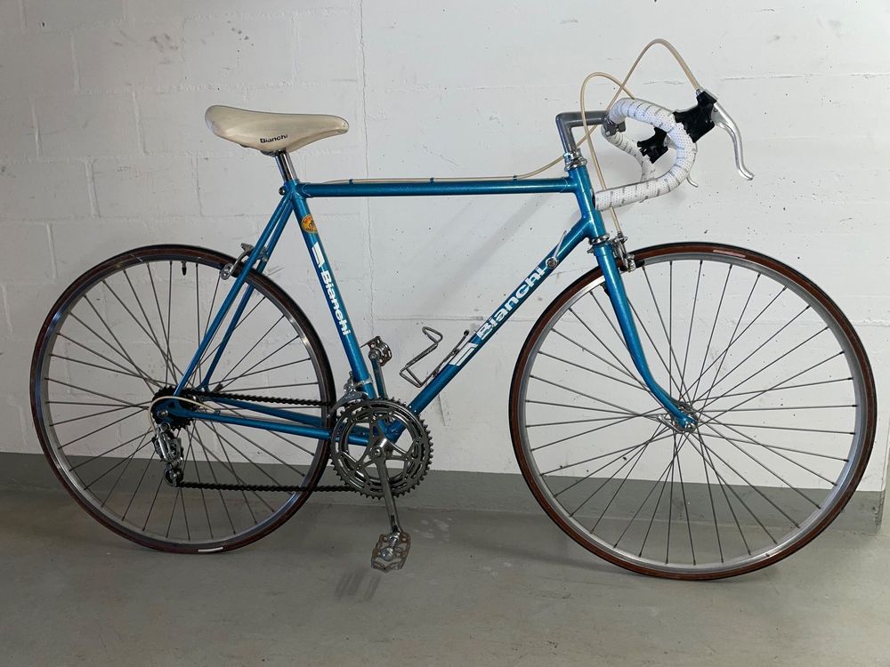 Bidon Vélo Vintage ATOX REG - Bleu, Années 1960 - Collection Eroica / Bianchi