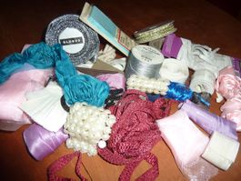 lot de rubans galons pour activités couture ou bricolage