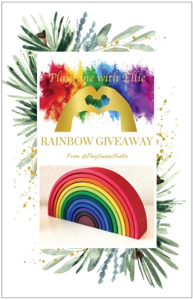 Giocattoli: Rainbow Set - Holz Regenbogen – Nuovo e nell'imballaggio originale da Männedorf venduto da Meganbdn 1