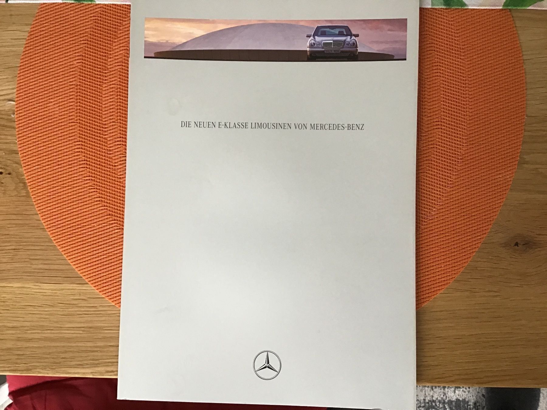 Mercedes-Benz Documenti: Mercedes-Benz E-Klasse W 210 August 1995 – Usato da Scherzingen venduto da Starseller62