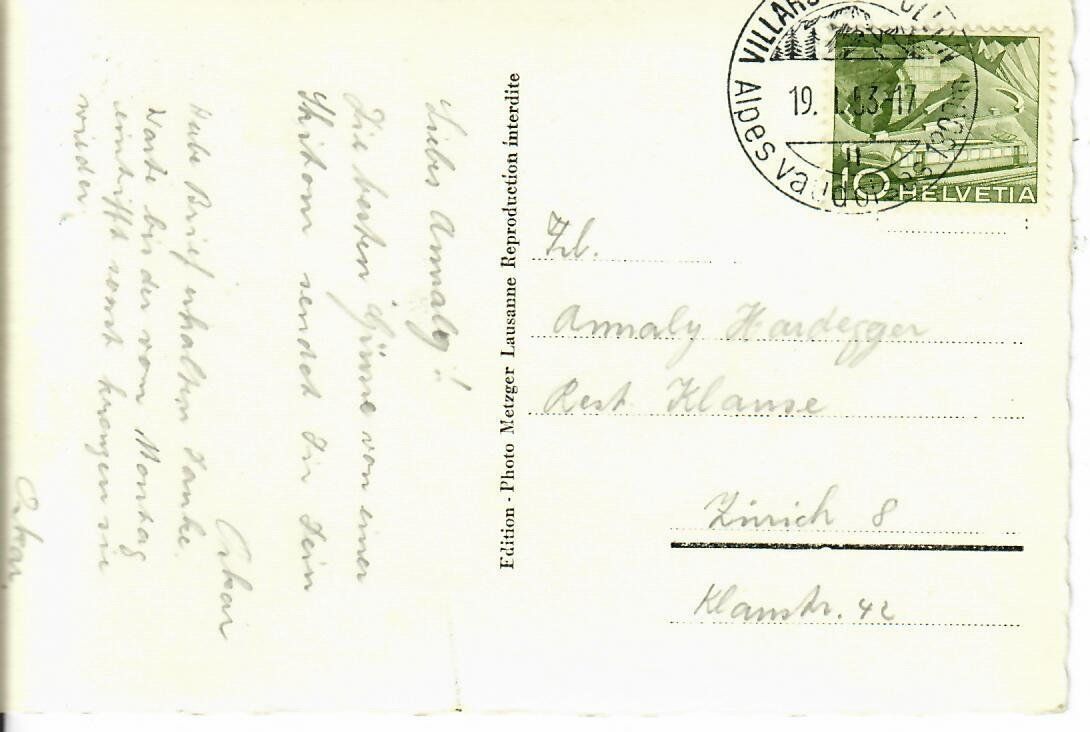 Cartoline postali: Bretaye - Restaurant des Bouquetins – Usato da Hochdorf venduto da Ziegel-16 1