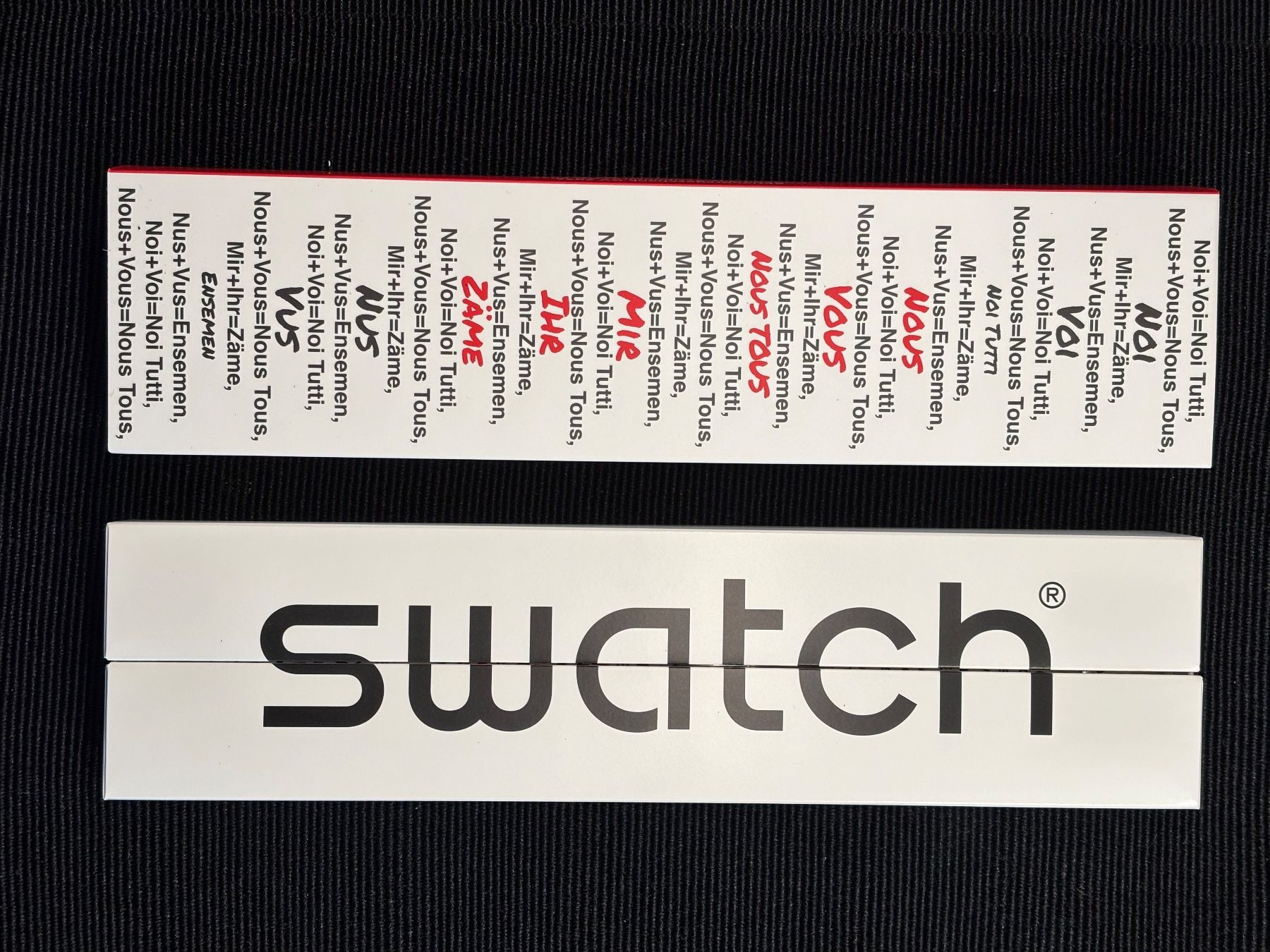 Swatch Orologi: Swatch aktionärsuhr 2026 – Nuovo e nell'imballaggio originale da Zürich venduto da Falicht 1