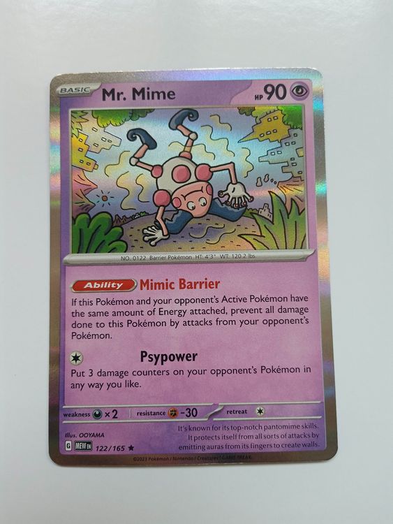 Mr. Mime Pantimos - Pokemon 151 Mew Rare Holo | Kaufen auf Ricardo