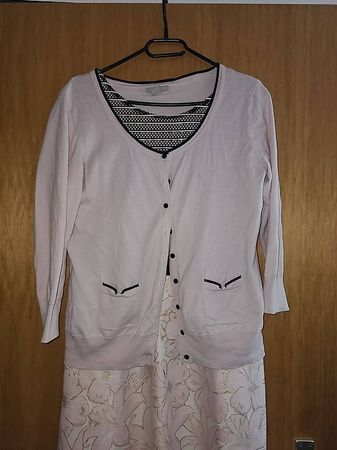 elegantes Kleid mit stickjacke gr 38