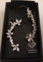 Elegante Ohrklemme mit Zirkonia - Funkelnder Hingucker