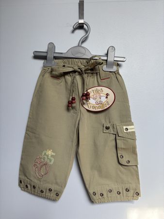 Pantalon olive clair P’tites Canailles 2 ans - 86cm NEUF
