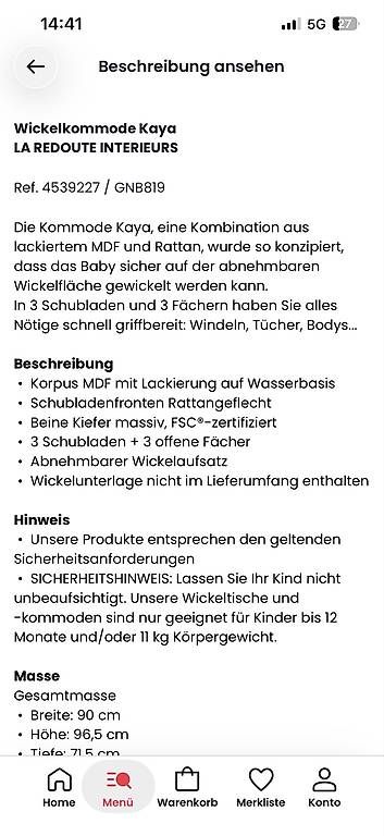 Fasciatoi & Accessori: Wunderschöne Wickelkommode mit Schubladen, Top Zustand! – Usato da Frauenfeld venduto da s.rey 4