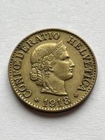 Monnaie Suisse 🇨🇭 1918 laiton 10 centimes 