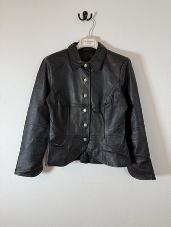 Vintage leather jacket XS