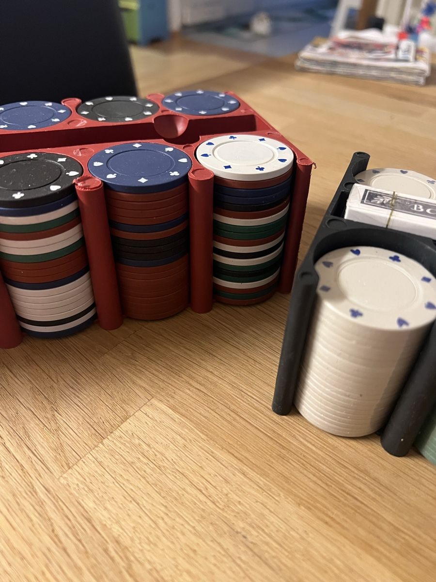 Giochi: Poker Set mit zusätzlichen Chips – Usato da Lenzburg venduto da Ciko1991 1