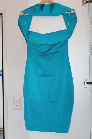 LAST CHANCE Alexandre Vauthier Kleid,bodycon türkis Gr. 36/S