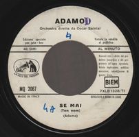 7 " ADAMO SE MAI / UNA CIOCCA DI CAPELLI ITALY JUKE BOX PROM
