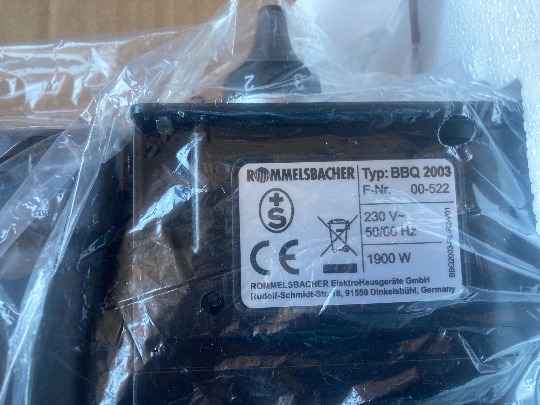 Rommelsbacher Griglie: Tischgrill Rommelsbacher – Nuovo e nell'imballaggio originale da Maladers venduto da frosk85 1