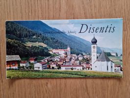 Vintage Prospekt Disentis 1970er Jahre