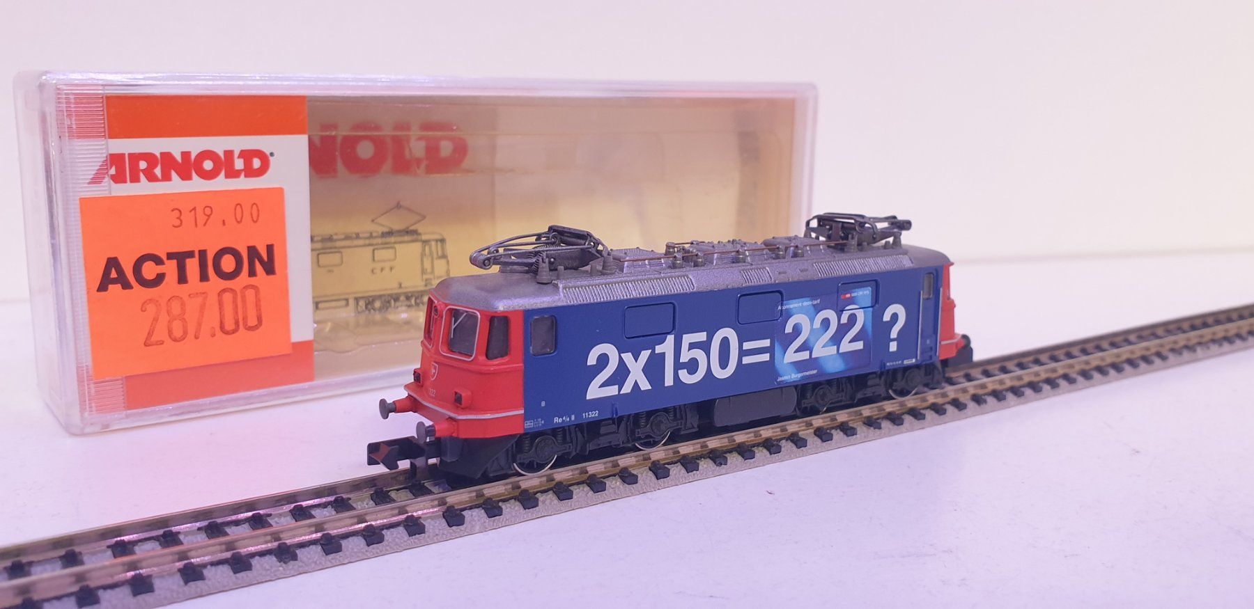 Arnold Modelleisenbahnen: Arnold SBB Re4/4 Spur N 2396 – Neu (gemäss Beschreibung) aus Neuenhof von ludovicco