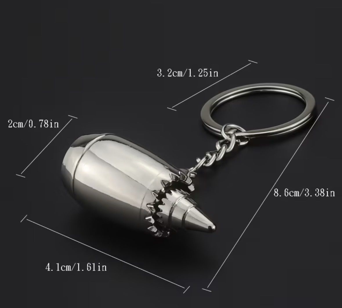 Portachiavi: Schlüsselanhänger Jet Engine neu 8.6cm – Nuovo e nell'imballaggio originale da Nottwil venduto da jon_wg27 1