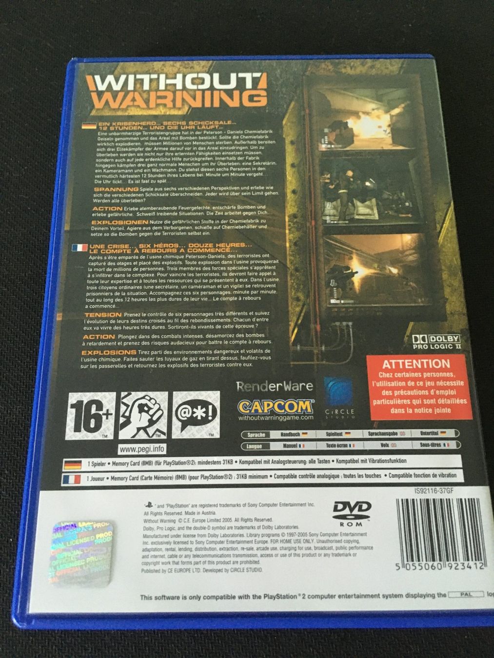 Sony Giochi: Without Warning für Playstation 2 – Usato da St.Gallen venduto da sjosjo 1