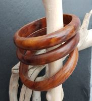 3 Bracelets en bois d'Olivier