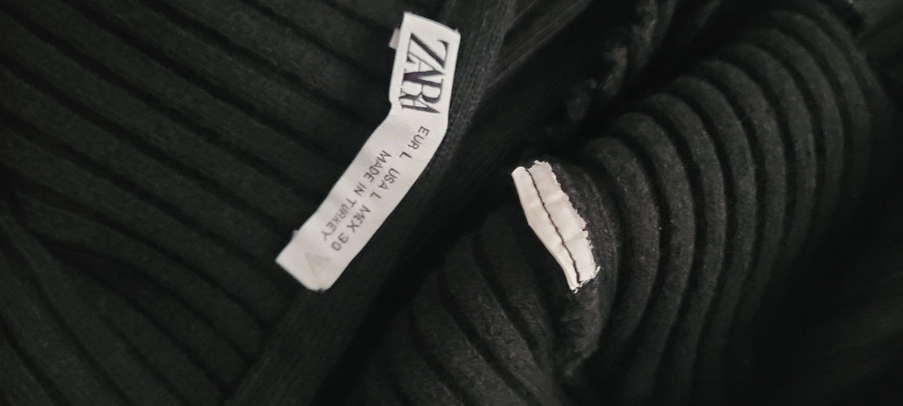 Zara Robes: Robe noire Zara, taille L /coton100% – Neuf (Voir description) à Vevey par x_y_f 3