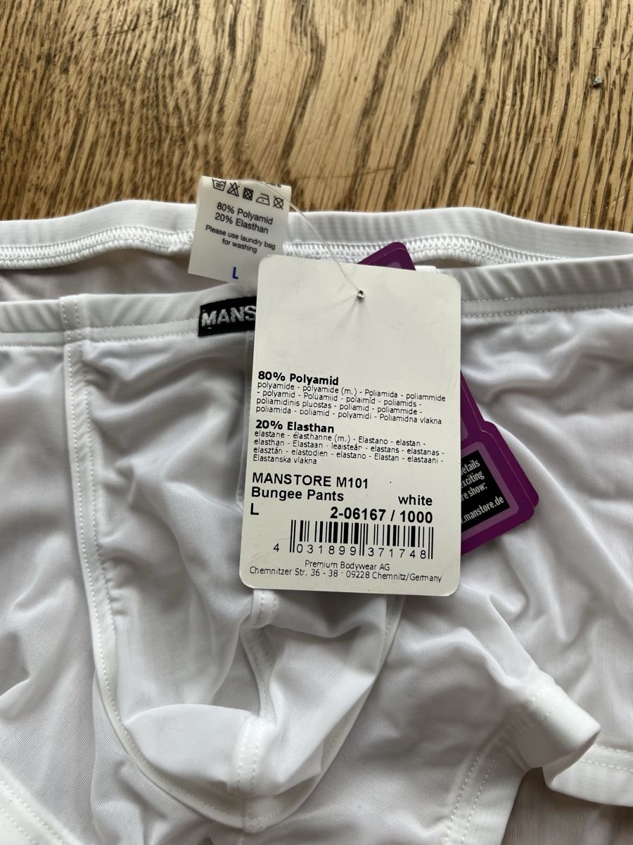 Biancheria intima: MANSTORE Bungee Pants weiss Herren Grösse L – Nuovo e nell'imballaggio originale da Hünenberg venduto da Paddels 2