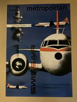 Swissairplakat (Nachdruck)