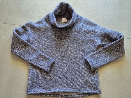 Pull Fleecejaket Columbia Small bleu ring neck chevron