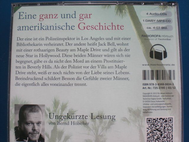 Audiolibri: Venice Beach von Philippe Besson 4 CD's – Usato da Adliswil venduto da jauense 1