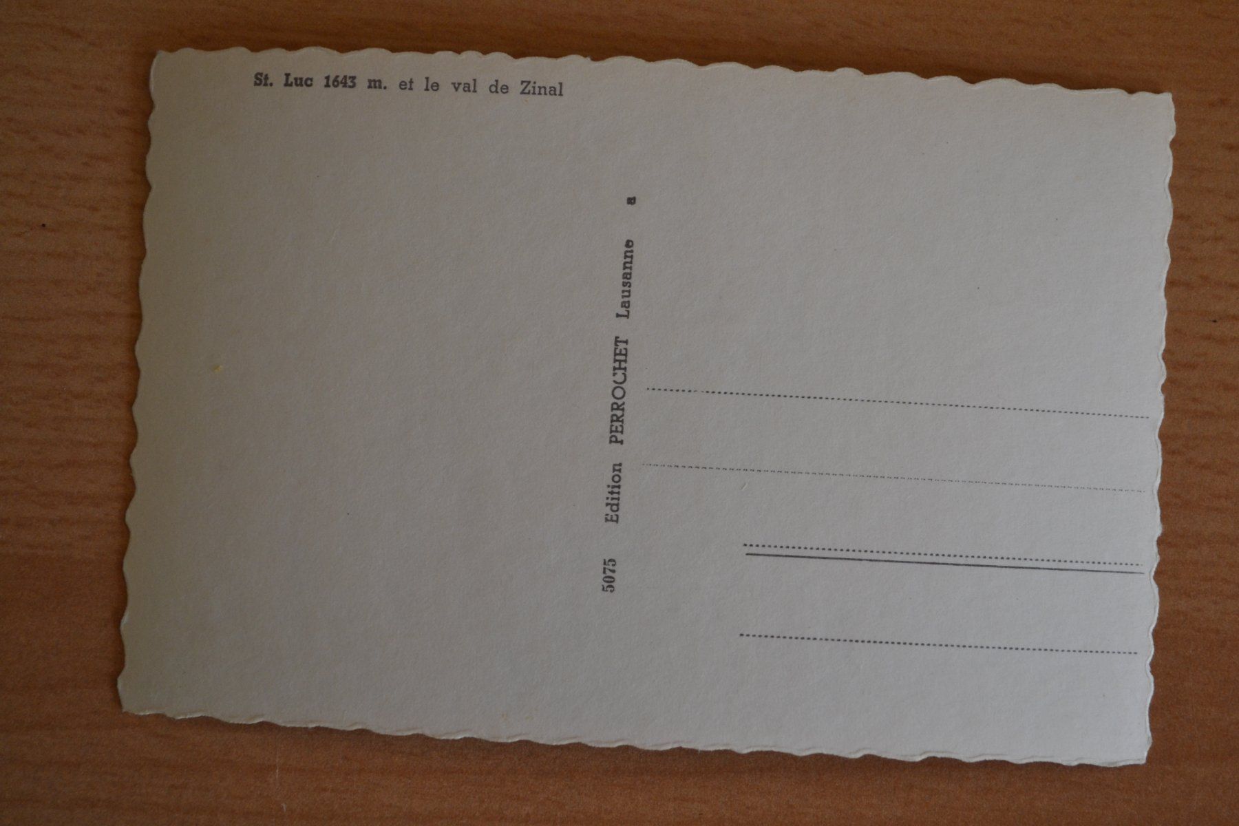 Cartes postales: AK St. Luc VS – D'occasion à Beinwil am See par kajak55 1