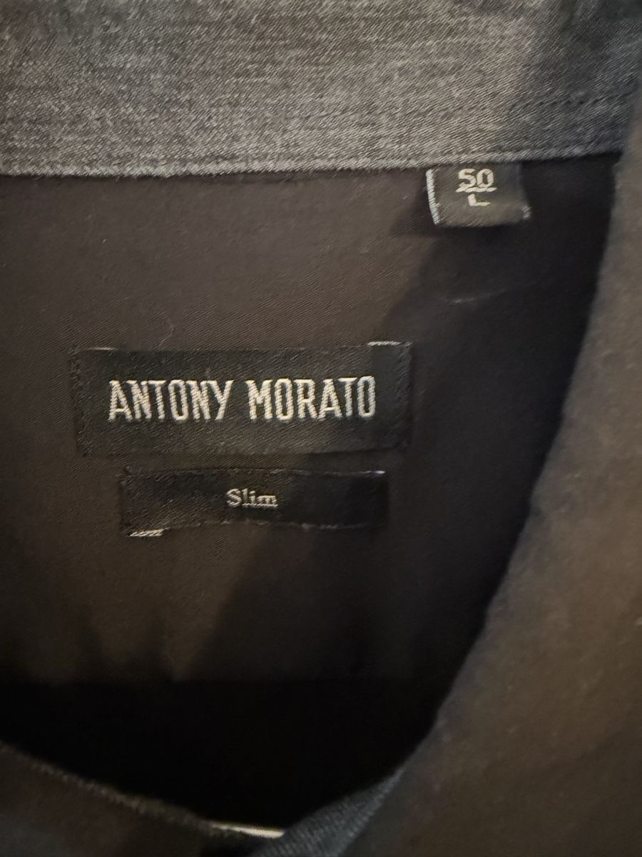 Hemden: Camicia Antony Morato Slim nera taglia 50 – Gebraucht aus Lugano von can_xdd8 5