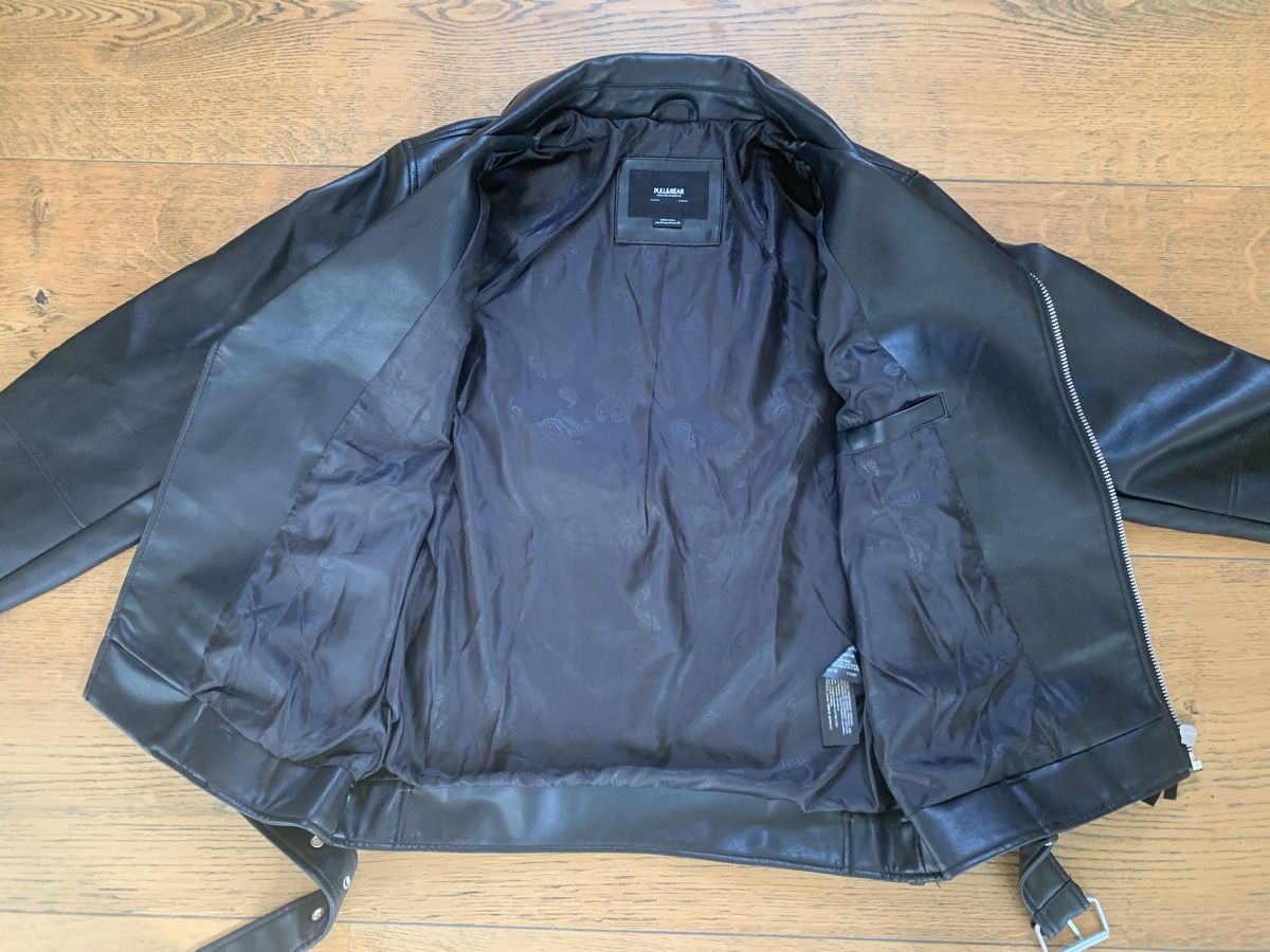 Pull&Bear Giacche: Pull&Bear Kunstlederjacke, M – Usato da Thierachern venduto da reten 4