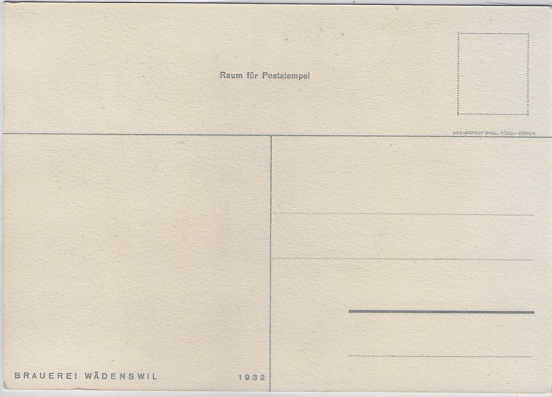 Cartoline postali: Brauerei Wädenswil – Usato da Ettingen venduto da Kartenplanet 1