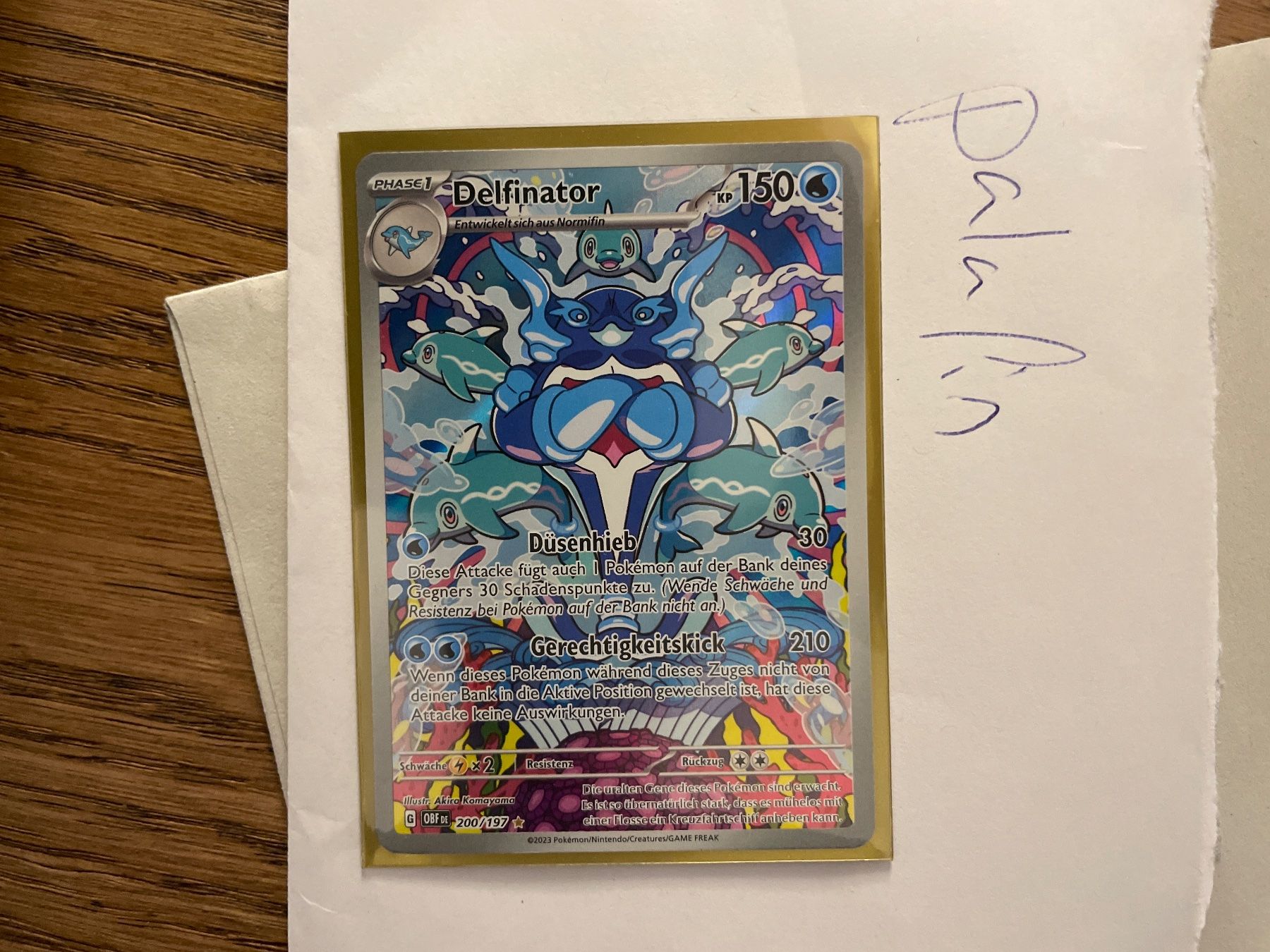 Pokémon Carte collezionabili: Delfinator OBF 200 – Usato da Genève venduto da Hoenn.