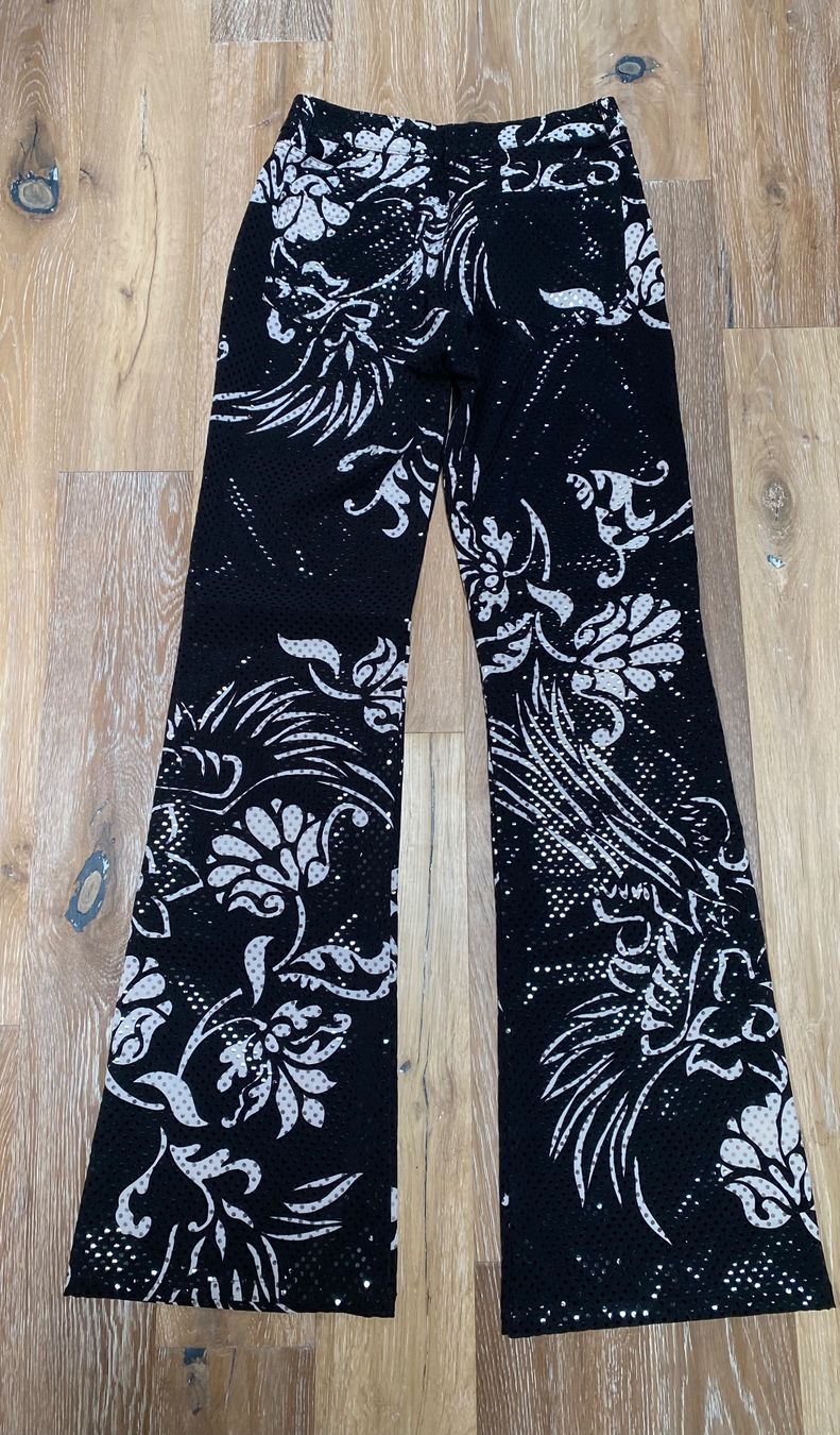 Pantaloni: Great vintage stretch sequined trousers. IT46 – Usato da Grund b. Gstaad venduto da PlageNeige 4