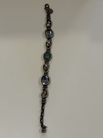 Dyrberg Kern Armband mit Steinen, 20cm, Bronze-Look, Sommer-