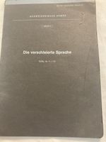 Schweizer Armee Die verschleierte Sprache 58.24 d 1983 Buch