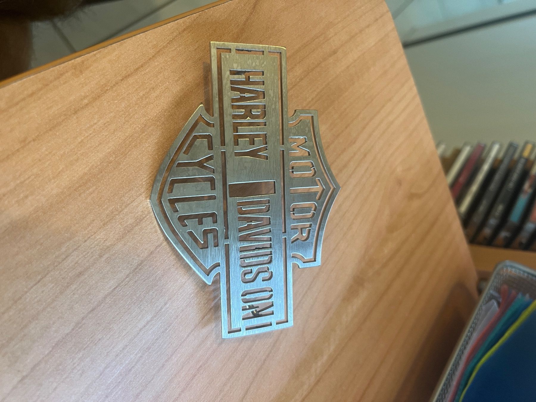 Harley-Davidson Tutti i ricambio per moto: Harley-Davidson Logo Chromnickelstahl – Nuovo (secondo la descrizione) da Oberkirch LU venduto da oiluig 1