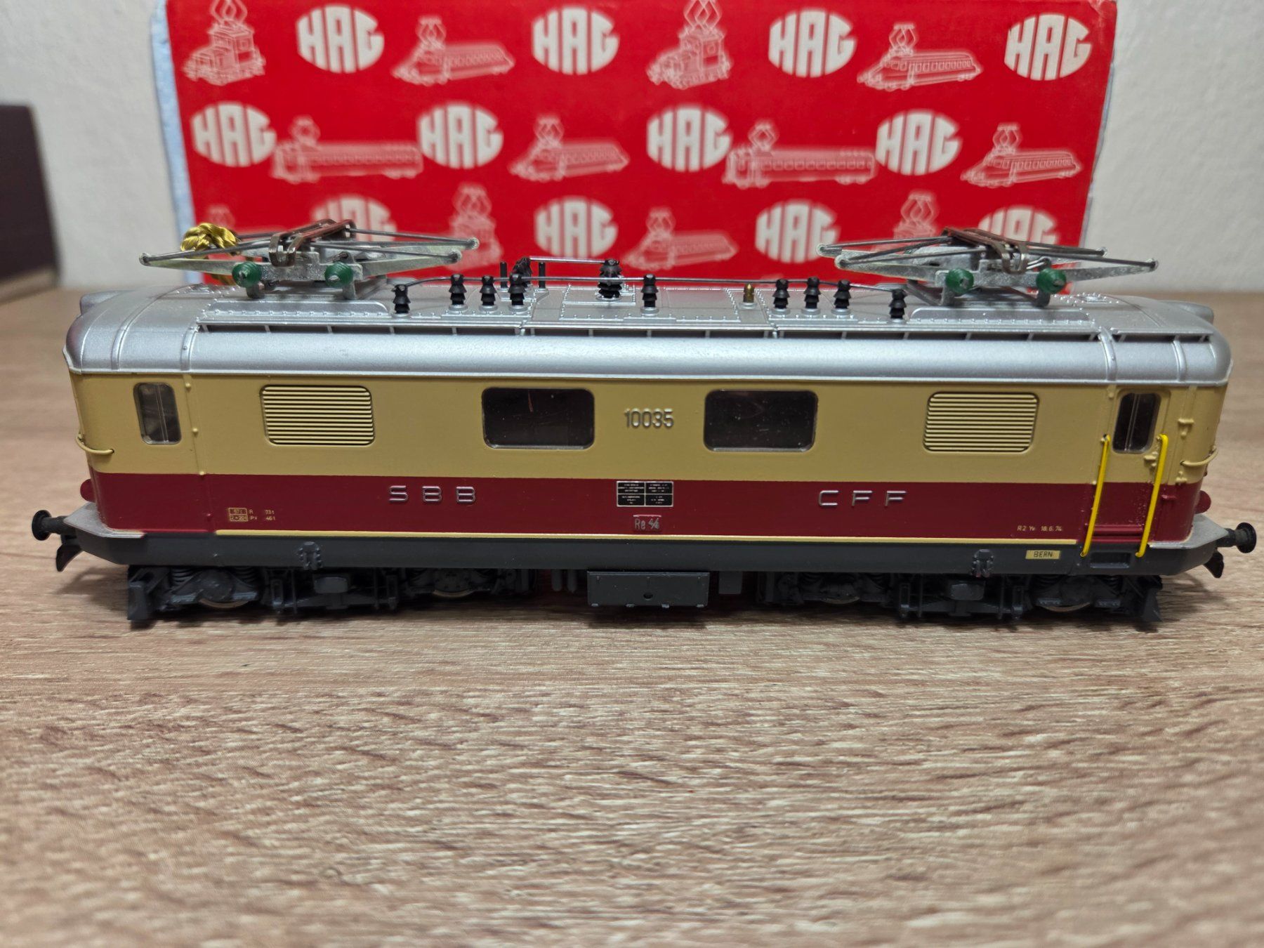 Hag Modellini di ferrovie: Hag 231 E-Lok Re 4/4 I SBB H0 – Usato da St-Aubin-Sauges venduto da Lo_Go 1
