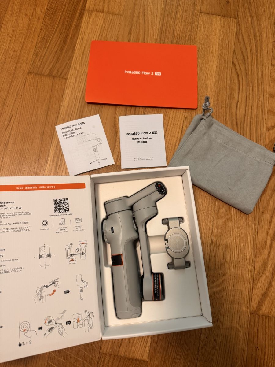 Insta360 Action Cam: Insta360-Gimbal Flow 2 Pro – Nuovo (secondo la descrizione) da Bern venduto da ale_mvb7 5