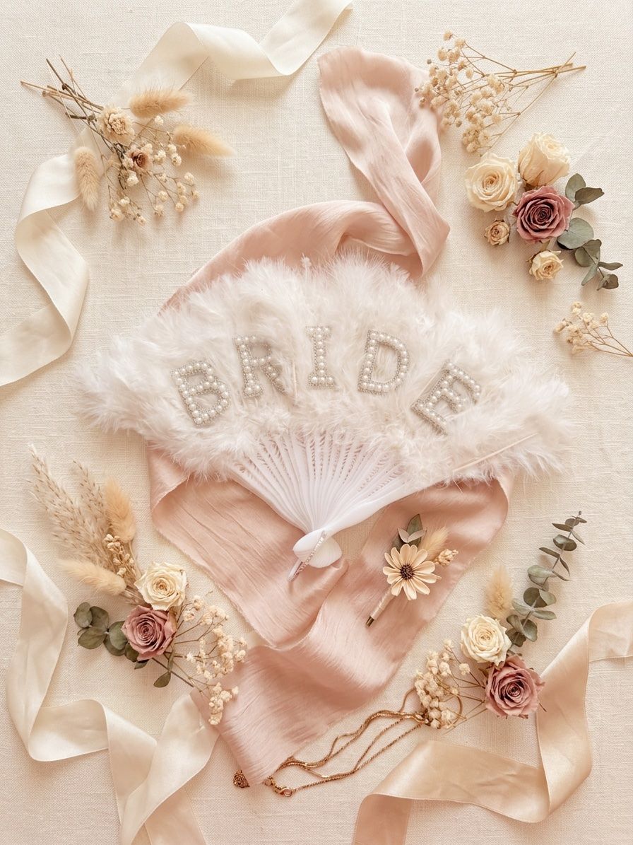 Robes: Éventail mariée blanc plumes perles strass – Neuf avec emballage d'origine à St-Maurice par Sandrinette123 2