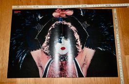 VINTAGE Bravo Poster KISS paul stanley