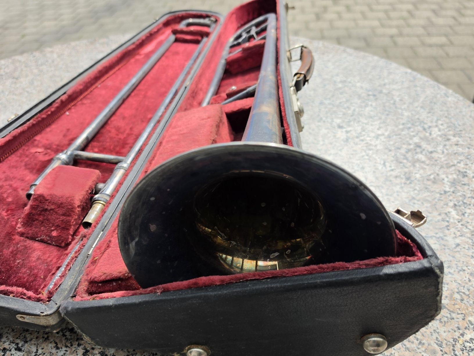Strumenti musicali: Posaune Reynolds mit Koffer alter Zustand – Usato da Mettlen venduto da elios0888 7