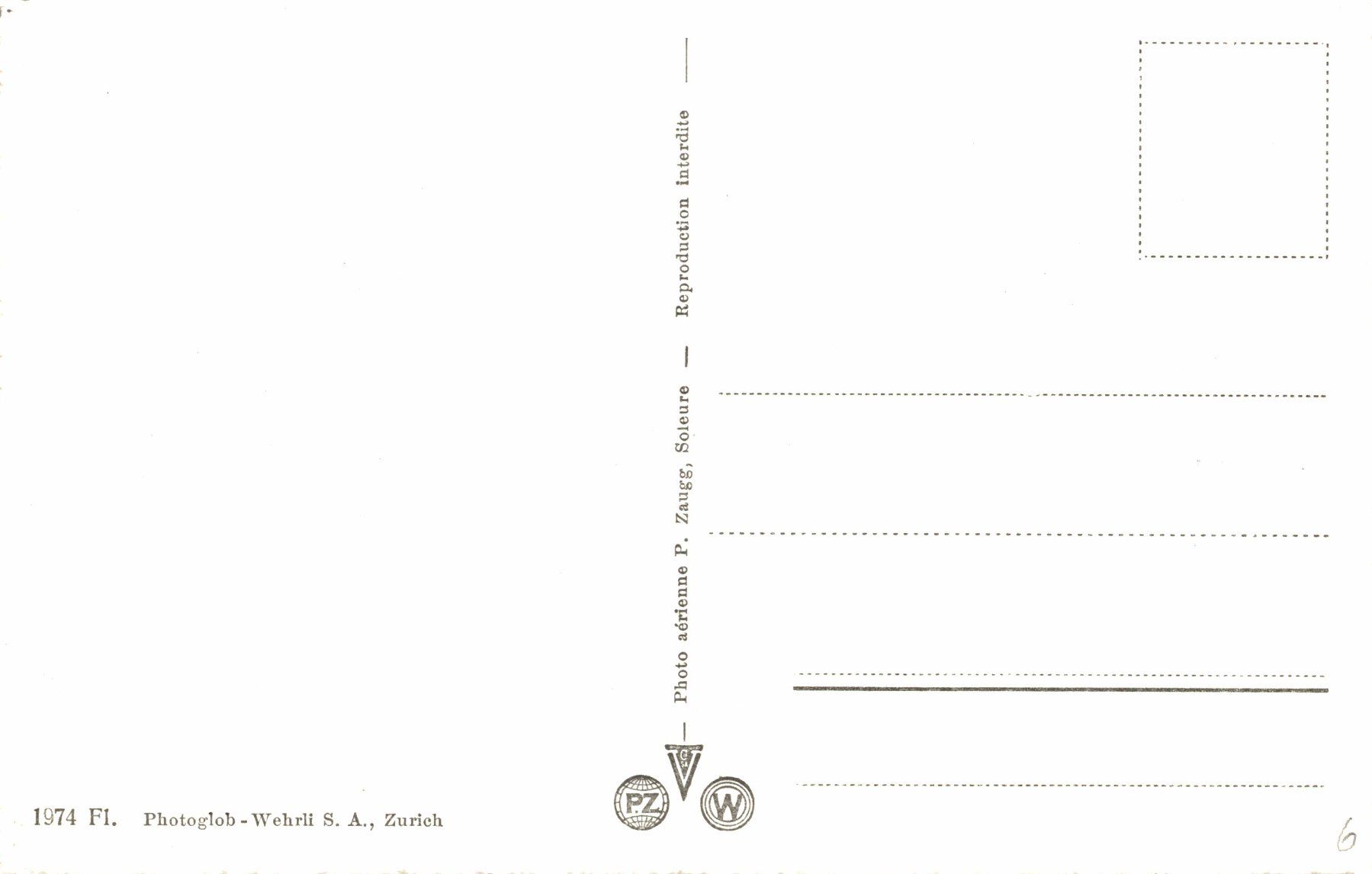 Cartoline postali: Nyon - Vu d'avion – Usato da Bronschhofen venduto da Astore 1