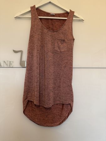Pimkie Summer Tank Top, Heathered Pink, Size Small