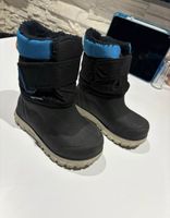 Bottes de neige Quechua noir bleu état d usage 28-29
