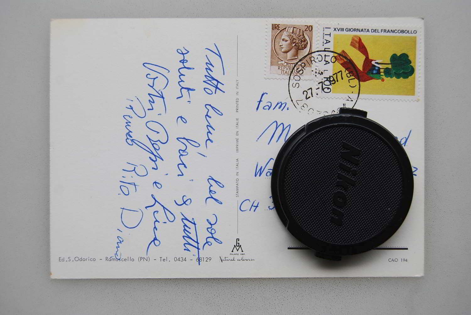 Cartoline postali: AK Saluti da Caorle 1977 – Usato da Rüfenacht BE venduto da Toro06 1