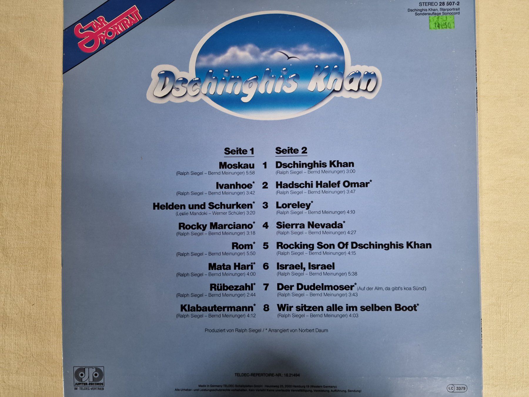 Dischi in vinile: Dschinghis Khan LP – Starportrait – Usato da Root venduto da atelier22 1