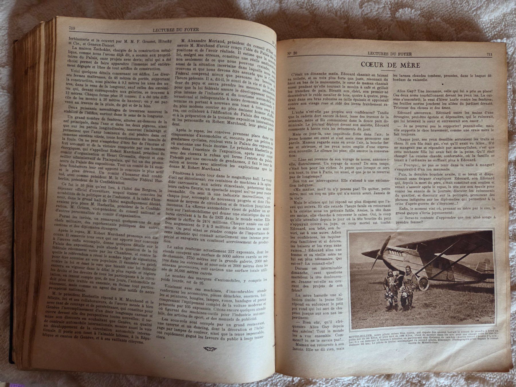 Libri: Lectures du Foyer année 1926 – Usato da Bioley-Magnoux venduto da esperance7 4